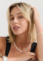 Hammered Plate Sterling Silver Plated Necklace