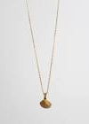 ELARA CLAM SHELL 18K GOLD PLATED NECKLACE