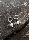 Daphne Silver Plated Pearl Earrings