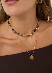 Vista Natural Stone Necklace