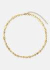 Hammered Plate 18K Gold Necklace