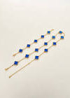 CHARLOTTE 18K Gold Plated Necklace Blue