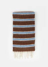 BASSET Stripe Fluffy Scarf