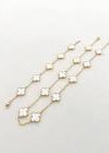 CHARLOTTE 18K Gold Plated Bracelet White