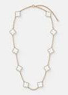 CHARLOTTE 18K Gold Plated Necklace White