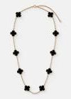 CHARLOTTE 18K Gold Plated Necklace Black