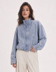 Leni Denim Bomber Jacket