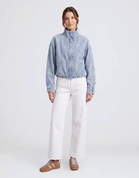 Leni Denim Bomber Jacket