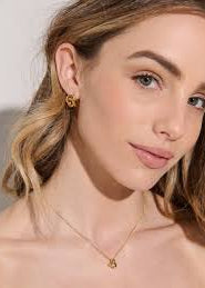 Petit Knot 18K Gold Plated Necklace