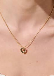 TANIA Heart 18K Gold Plated Necklace
