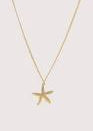 SELENE STARFISH 18K GOLD PLATED NECKLACE