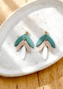 KiKi Green Leaves Earrings