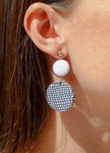 KiKi Speckled Rounds Earrings