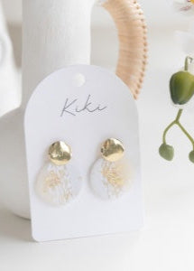 KiKi Light Shimmer Rounds Earrings
