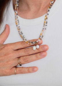 KiKi Pink Aurora Crystal Wrap Jewellery