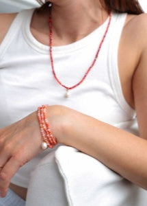KiKi Blush Bloom Crystal Wrap Jewellery