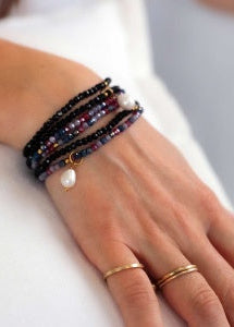 KiKi Obsidian Dream Crystal Wrap Jewellery