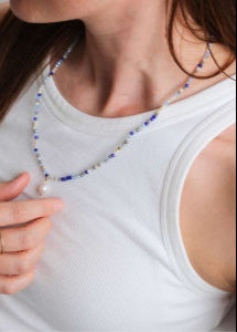 KiKi Azure Drift Crystal Wrap Jewellery