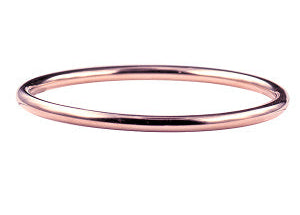 St Steel Pink IP 4.50mm Round Bangle