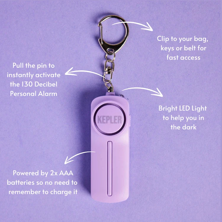 KEPLER Personal Alarm Purple