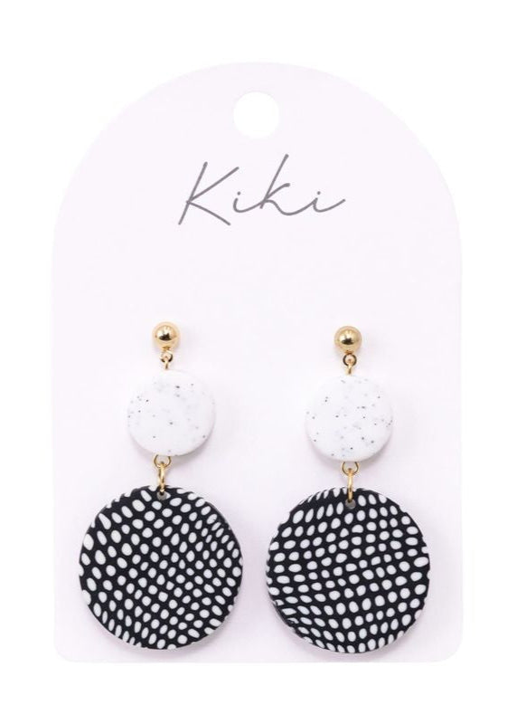 KiKi Speckled Rounds Earrings