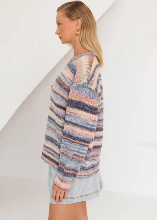 Solstice Stripe Knit Jumper