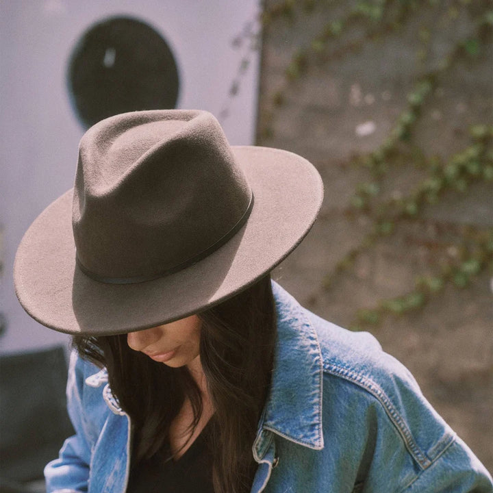 Kleio Wool Fedora in Mocha