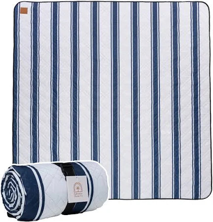 Saltwater Picnic Regatta Stripe Picnic Rug