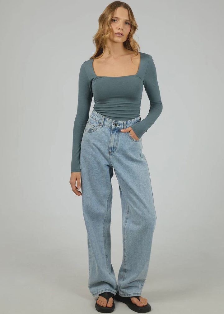 Zoe Long Sleeve Top Ink