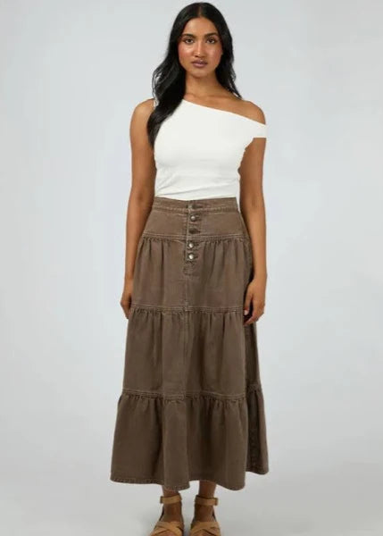 Coco Denim Maxi Skirt Coco