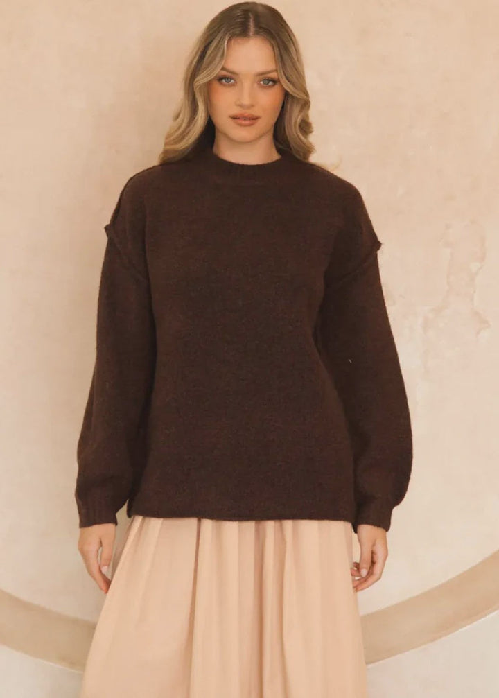 Scarlett Jumper Chocolate