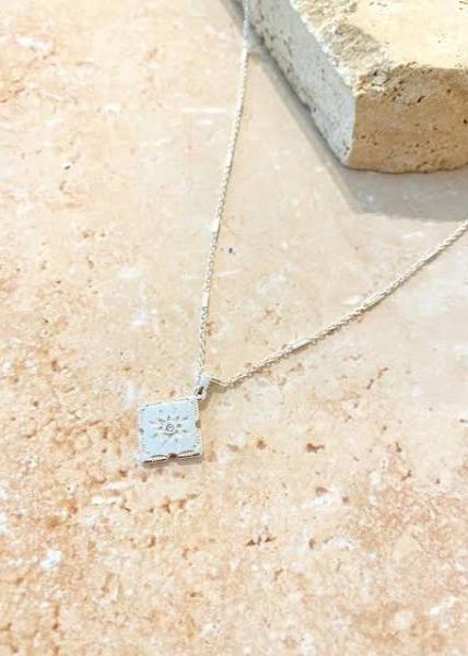 Lori Silver Plated Charm Necklace