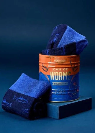 Gentlemen's Hardware Can of Worms Tin Socks