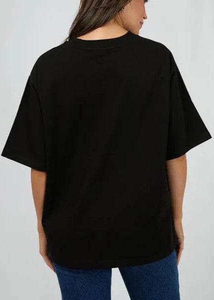 Silent Luxe Tee Black