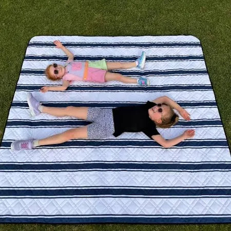 Saltwater Picnic Regatta Stripe Picnic Rug