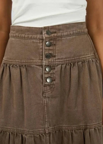 Coco Denim Maxi Skirt Coco