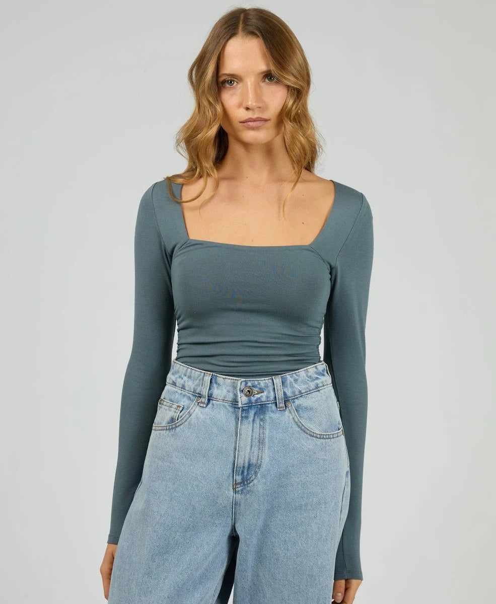 Zoe Long Sleeve Top Ink