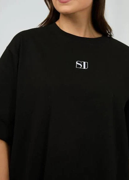 Silent Luxe Tee Black