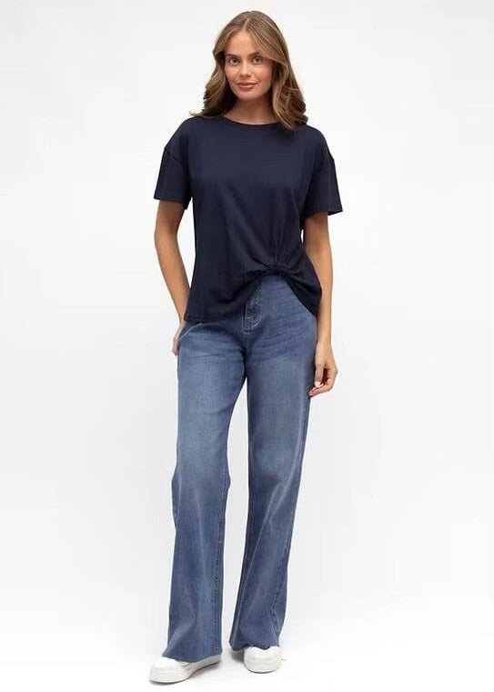 Easy Tuck Tee Navy