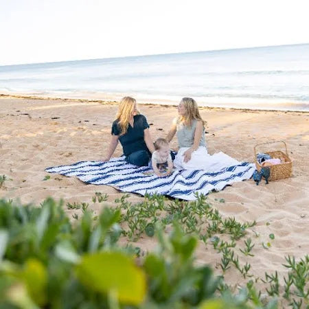 Saltwater Picnic Regatta Stripe Picnic Rug