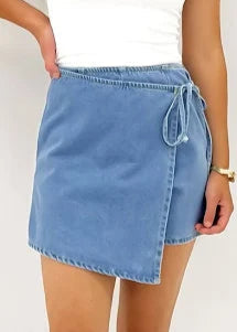 Frankie Denim Skort Light Blue