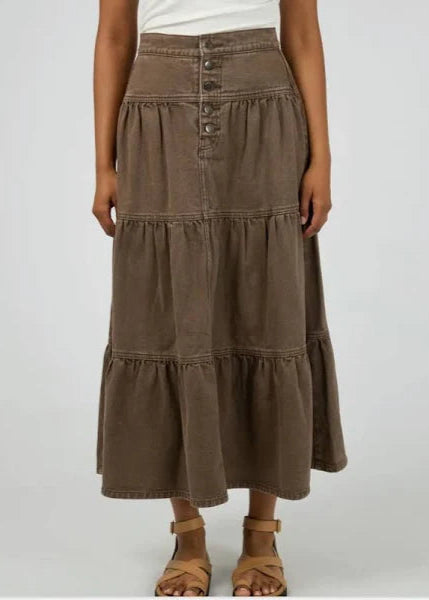 Coco Denim Maxi Skirt Coco