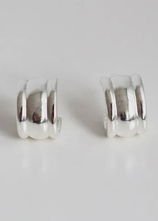 KAIA EVERYDAY STERLING SILVER PLATED EARRINGS