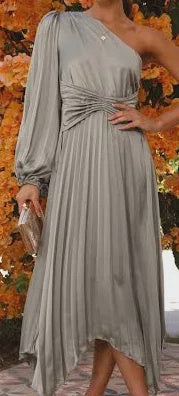Brooklyn One Shoulder Midi Dress