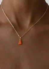 Botanical H2o Sunstone Droplet 16inch Gold