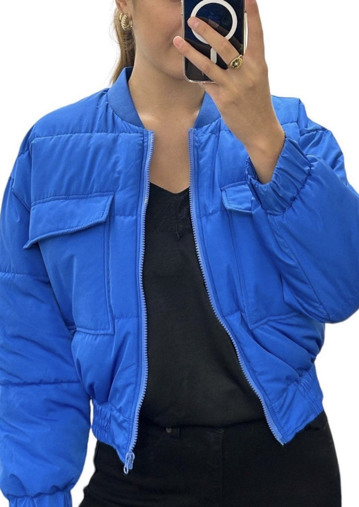 Delta Blue Puffer Jacket