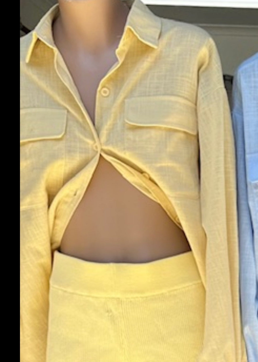 Bree Oversized Shirt Lemon