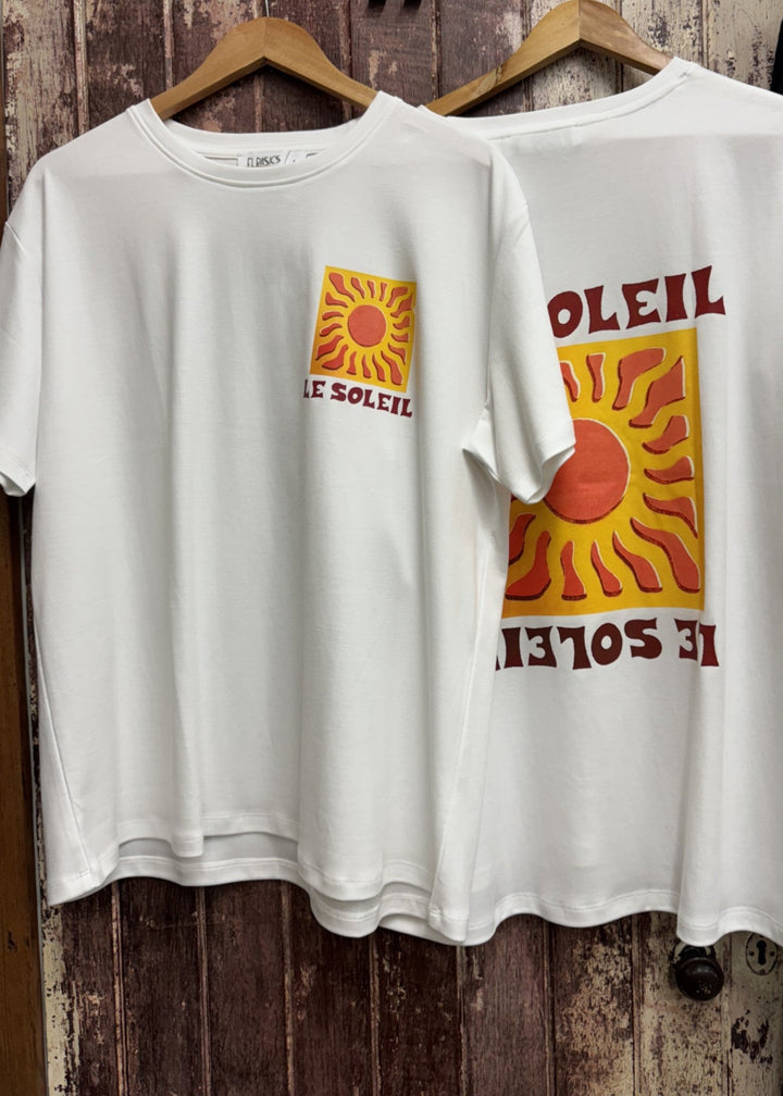 Le Soleil Tee White