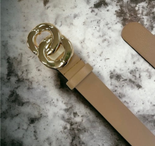 TRIPP Double OO Belt Tan / Gold