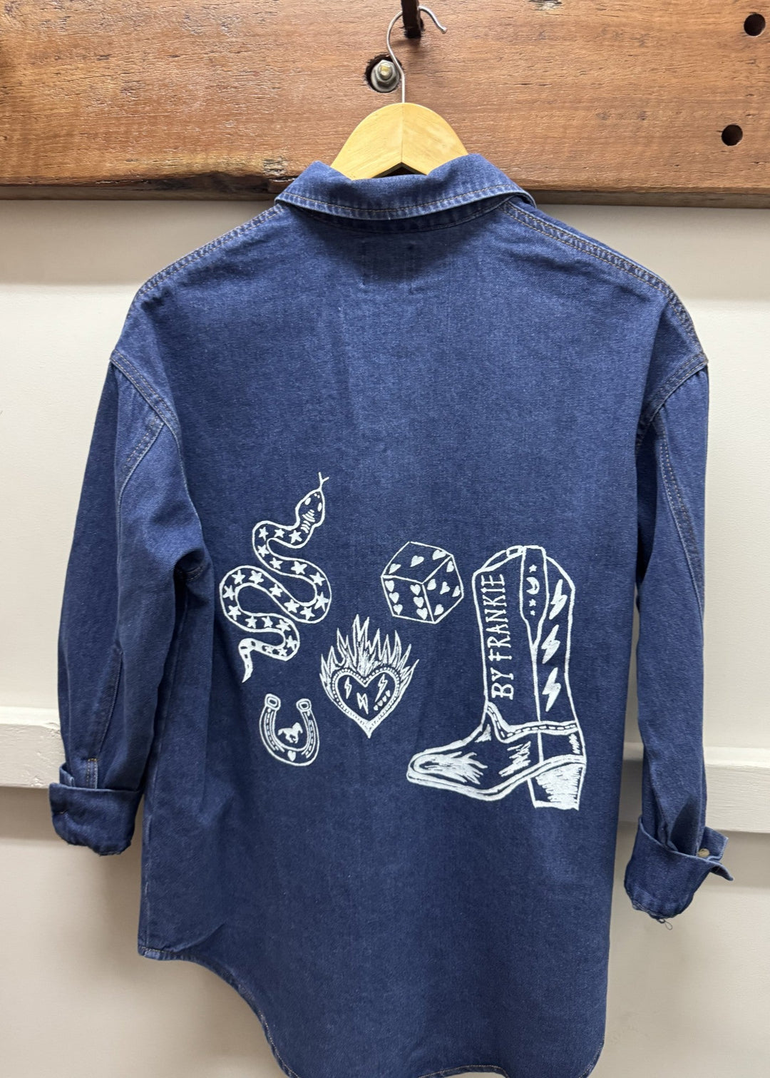 Wild Luck Shacket Dark Blue